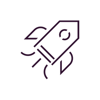 Abstract geometric shapes in dark purple